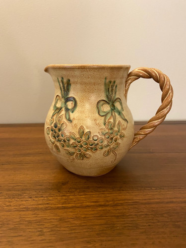Vintage ceramic pitcher - vintage,