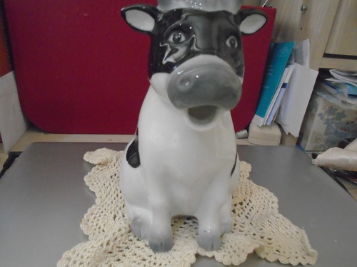 Ceramic cow pitcher flawless - ceramic,