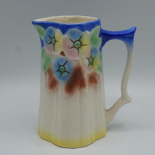 Glazed ceramic pitcher - ceramic,
